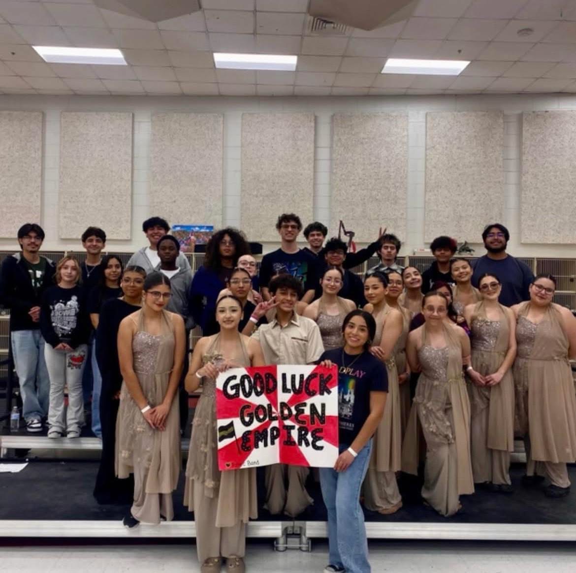 Color Guard and Band