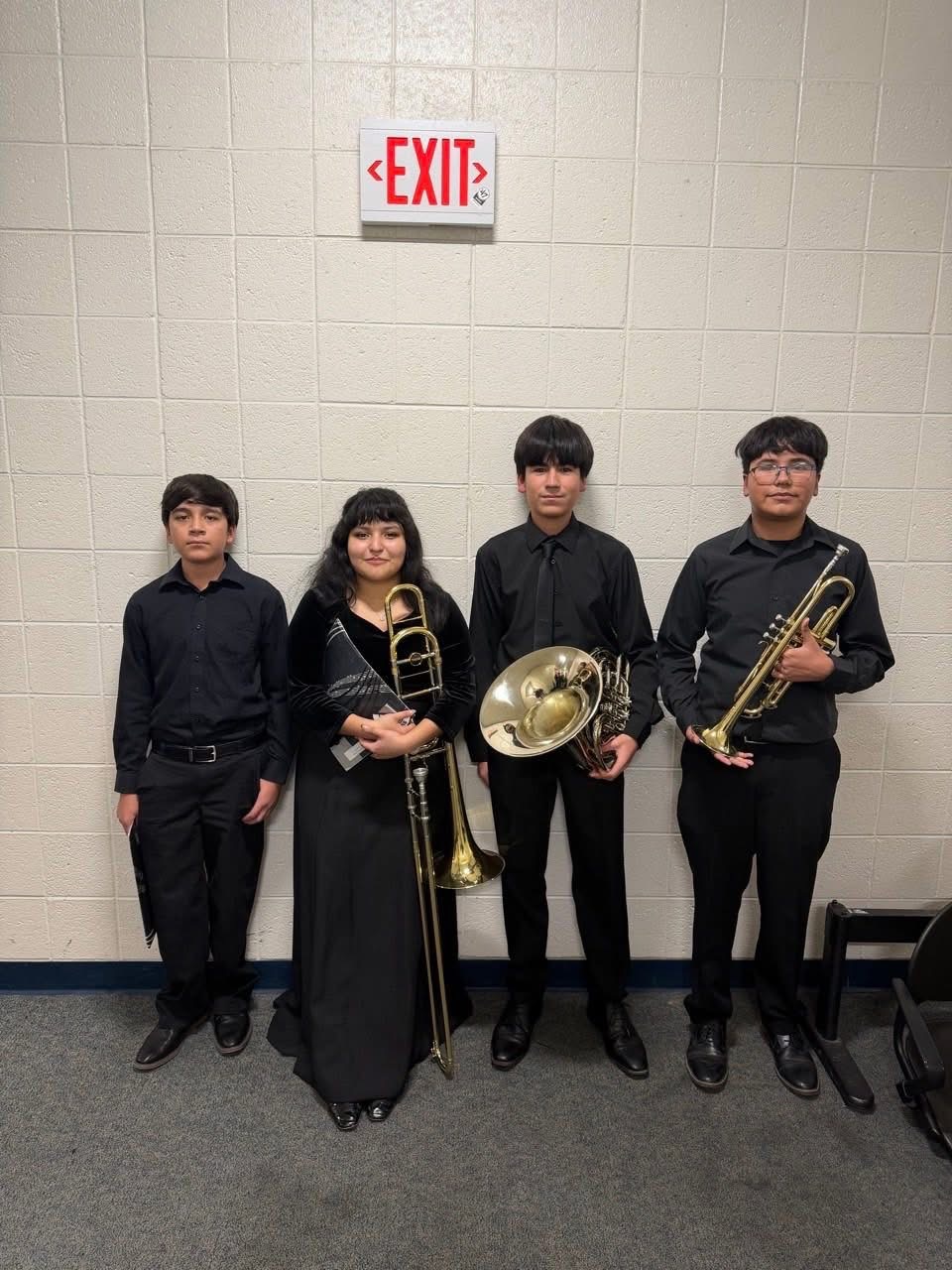 Concert Band backstage